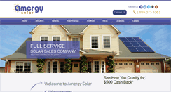 Desktop Screenshot of amergysolar.com